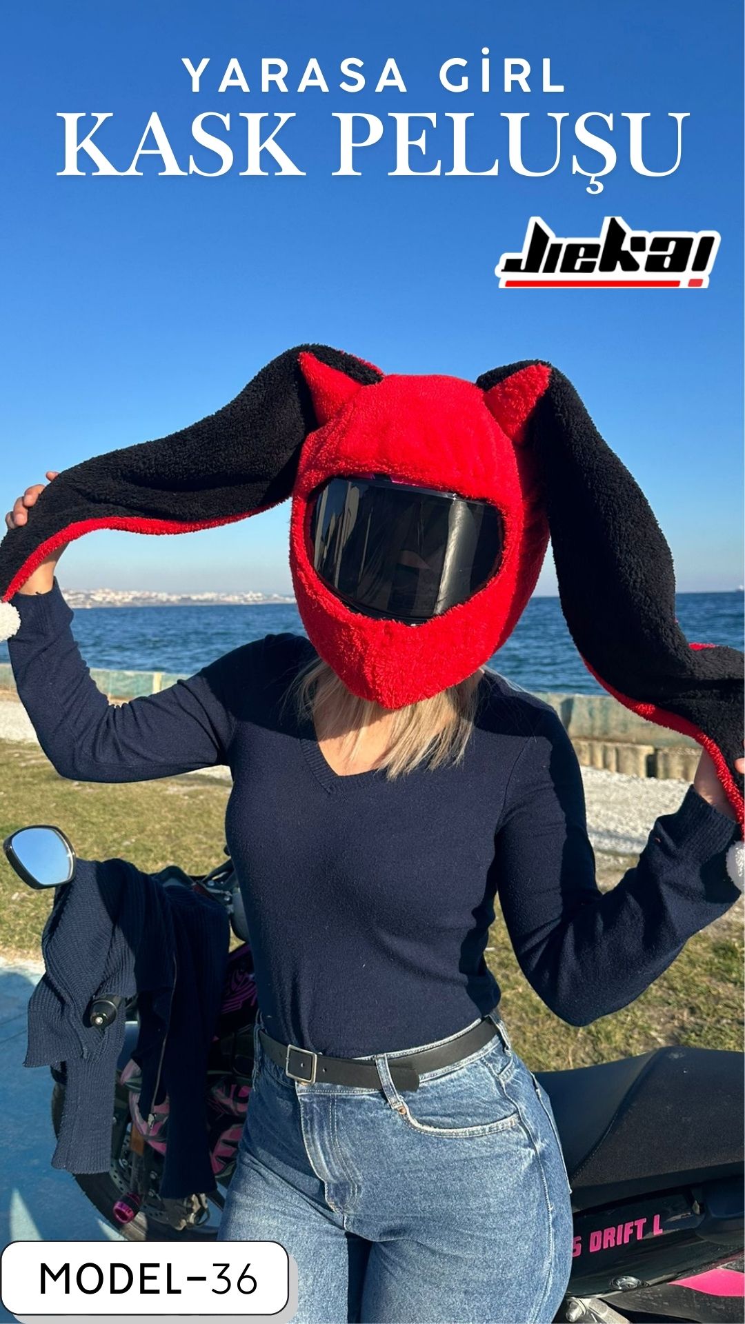 MODEL-36 KASK PELUŞU TEK EBAT YARASA GİRL