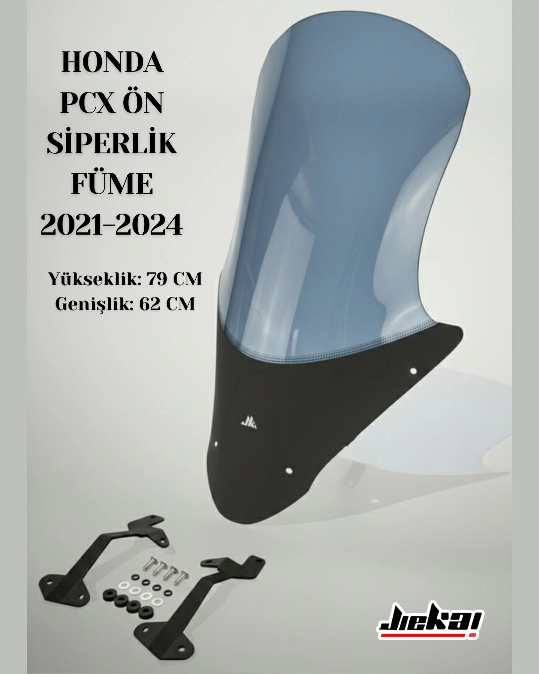 PCX ÖN SİPERLİK ÖN CAM FÜME 2021-2024 79 CM- RHPCX02