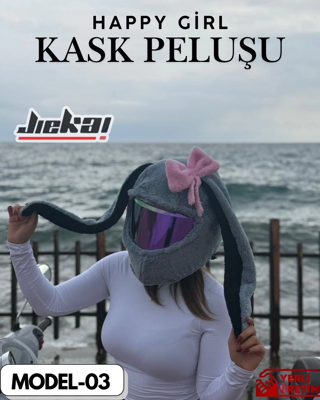 MODEL-03 KASK PELUŞU TEK EBAT
