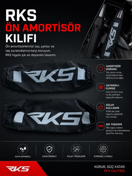 JİEKAİ RKS Uyumlu Amortisör Kılıfı