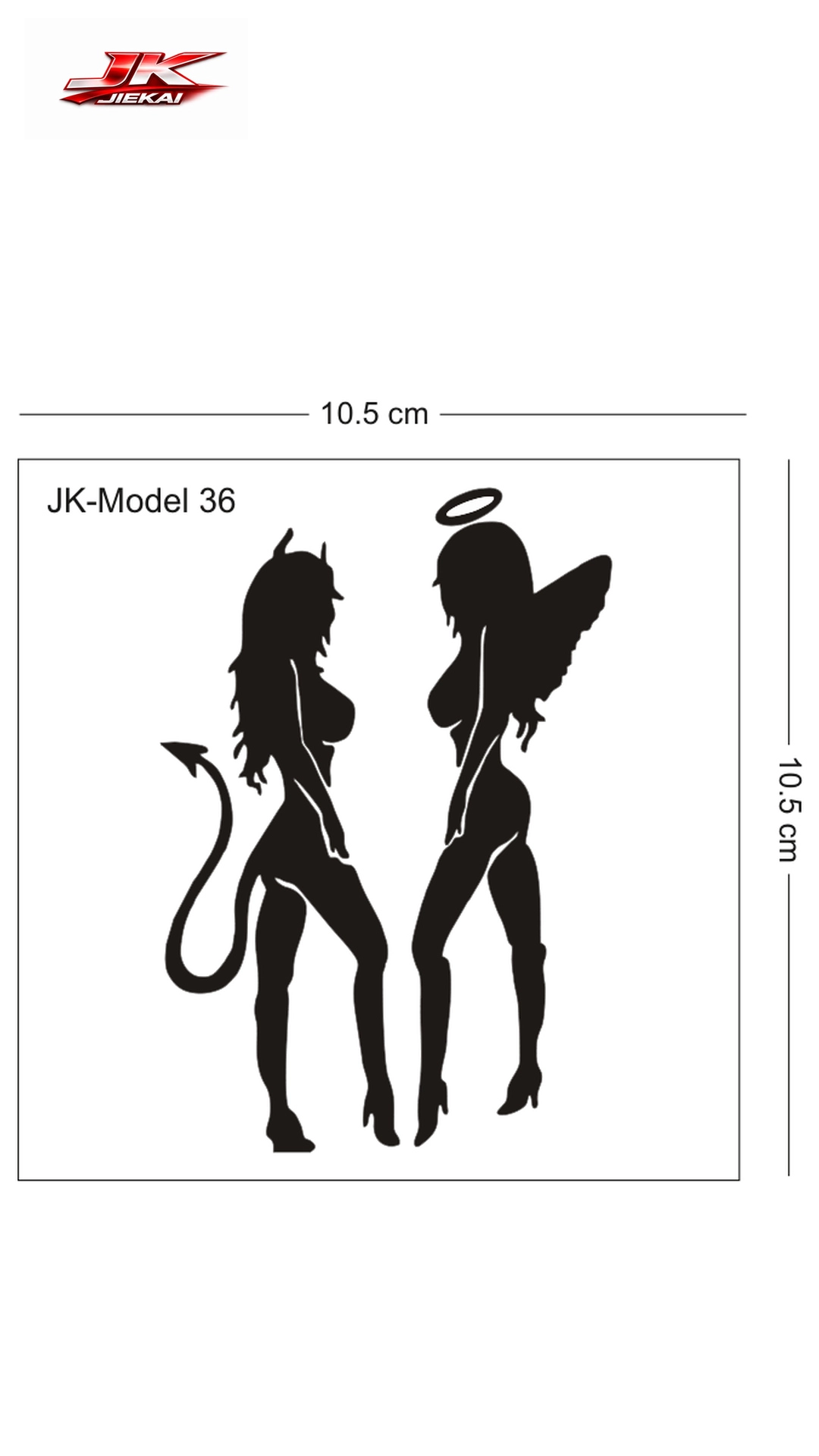JK JİEKAİ MOTOSİKLET KASK AKSESUARI STİCKER MODEL 36