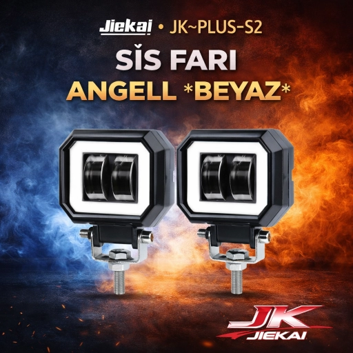 JİEKAİ JK-PLUS-S2 SİS FARI ANGELL *BEYAZ* ( ADET FİYATIDIR )