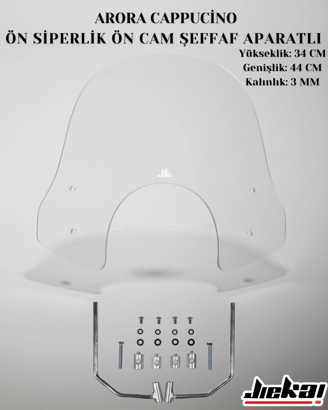 ARORA CAPPUCİNO ŞEFFAF ÖN SİPERLİK ÖN CAM ALTTAN APARATLI