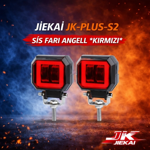 JİEKAİ JK-PLUS-S2 SİS FARI ANGELL *KIRMIZI* ( ADET FİYATIDIR )