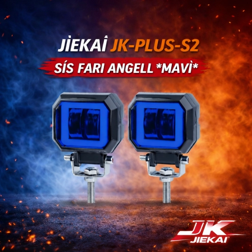 JİEKAİ JK-PLUS-S2 SİS FARI ANGELL *MAVİ* ( ADET FİYATIDIR )