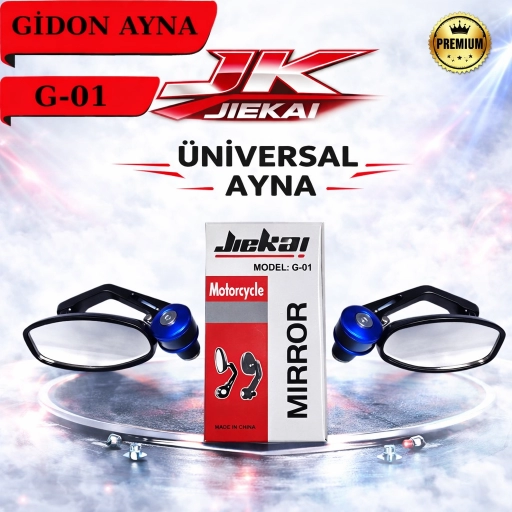 JİEKAİ ÜNİVERSAL GİDON AYNASI MAVİ G-01