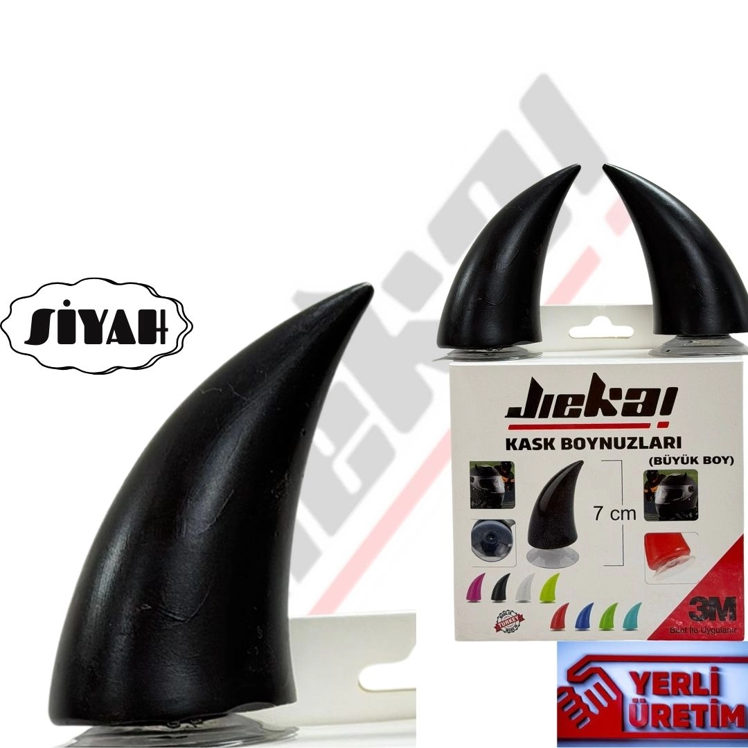 KASK BOYNUZU ( SİYAH ) PAKET İÇERİĞİ 2 ADET