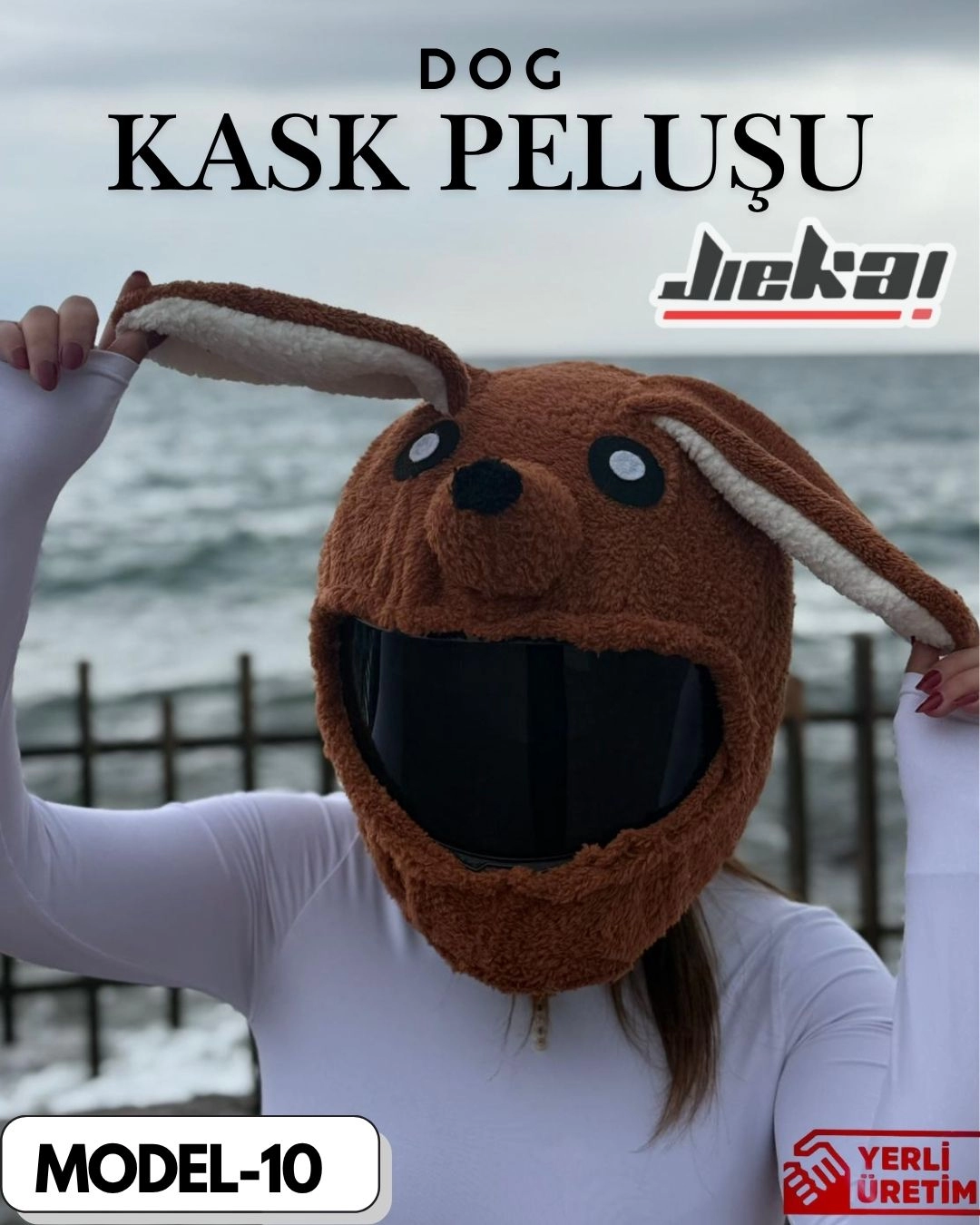 MODEL-10 KASK PELUŞU TEK EBAT DOG