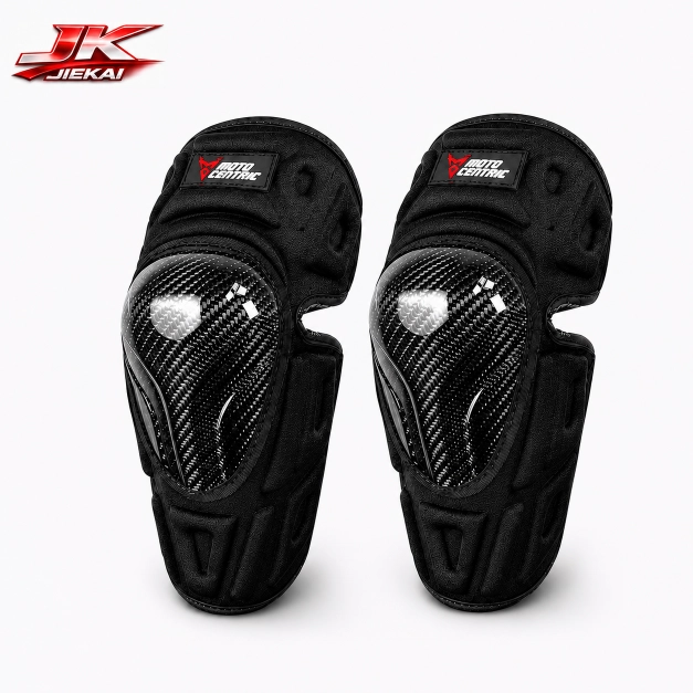 MC-K83 PREMIUM KARBON DESENLİ MOTOSİKLET DİZLİK SETİ AYARLANABİLİR BANTLI DİZ KORUMA