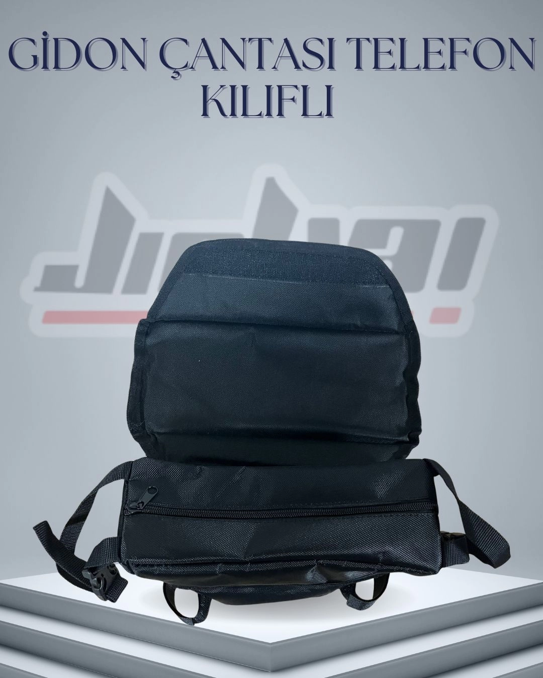 GD-002 GİDON ÇANTASI SU GEÇİRMEZ TELEFON KILIFLI TUTUCU ÜNİVERSAL VİTESLİ VE SCOOTER UYUMLU