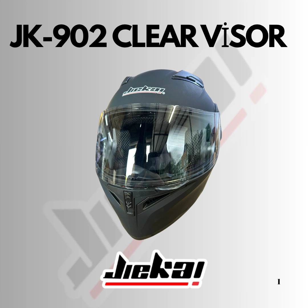 JİEKAİ ÇENE AÇILIR KASK CLEAR-ŞEFFAF VİZÖR