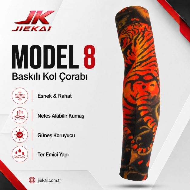 JİEKAİ MOTORCU KOL ÇORABI MODEL - 8