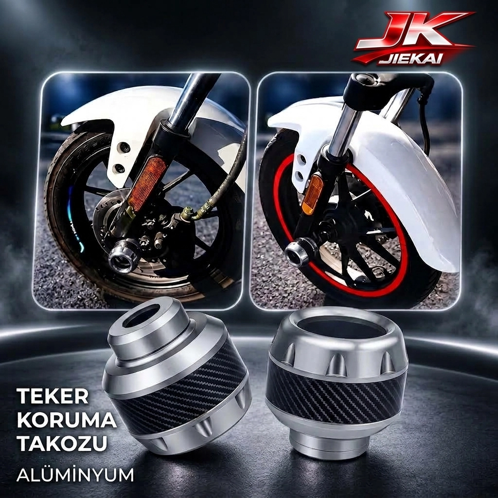 KB-37 RENKLİ ÖN TEKER TAKOZU *GÜMÜŞ* ÜNİVERSAL