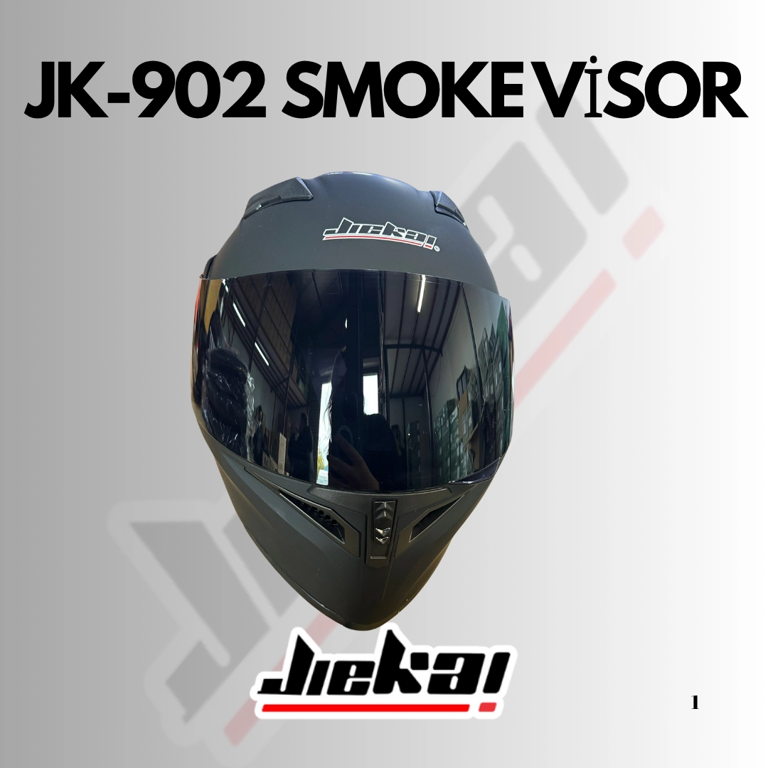 JİEKAİ ÇENE AÇILIR KASK SMOKE-FÜME VİZÖR 