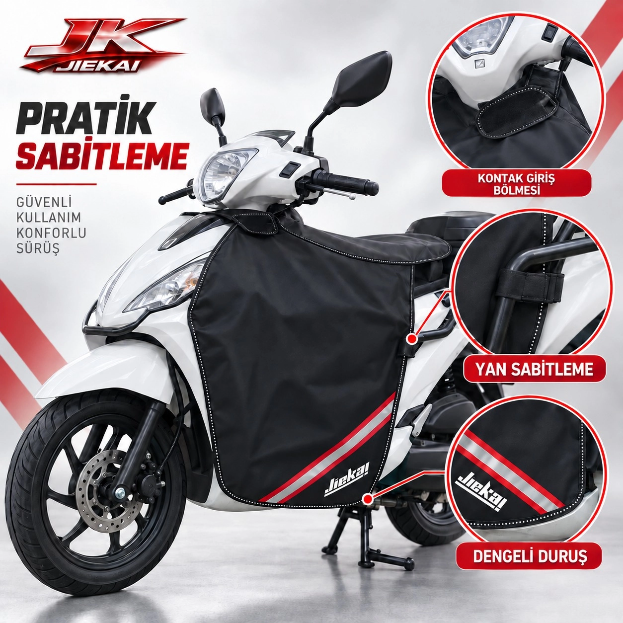 JK212 JİEKAİ DİZ ÖRTÜSÜ SCOOTER UNIVERSAL