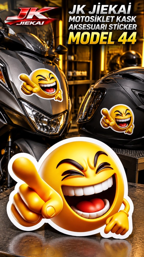 JK JİEKAİ MOTOSİKLET KASK AKSESUARI STİCKER MODEL 44